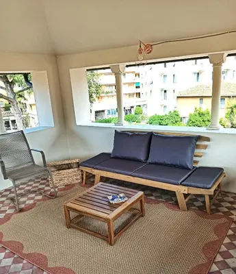 Area soggiorno di Bed&Breakfast Villa Devoto
