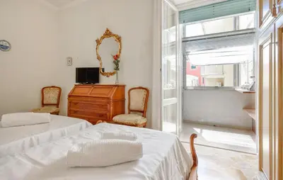 Letto o letti in una camera di Pet Friendly Apartment In Chiavari