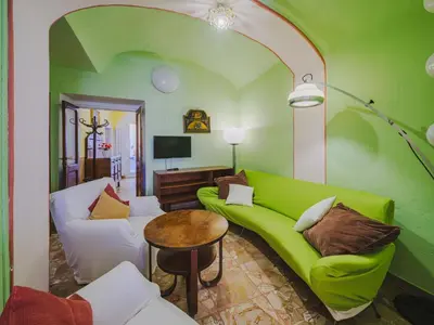 Area soggiorno di Apartment Silent Bay Historical by Interhome