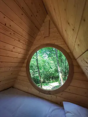Planimetria di La Tana nel bosco di Casa Amilton