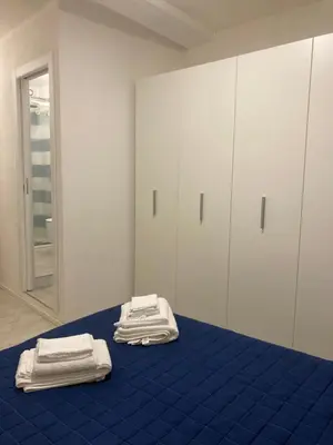 Letto o letti in una camera di Grazioso appartamento a Monterosso