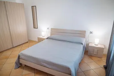 Letto o letti in una camera di Vista sul Castello