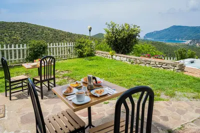 Paesaggio naturale nelle vicinanze del bed & breakfast