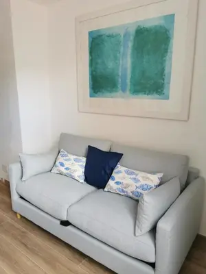 Area soggiorno di Ai PESCI BLUE FLAT
