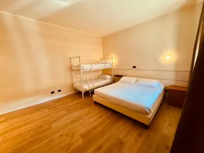 Letto o letti in una camera di Hotel Pex Mantova