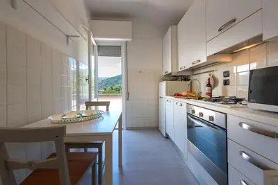 Cucina o angolo cottura di Casa di Mauri - La finestra sul mare