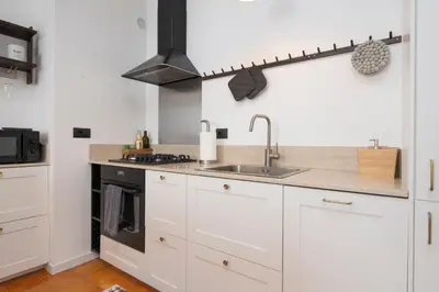 Cucina o angolo cottura di Appartamento il Caruggio