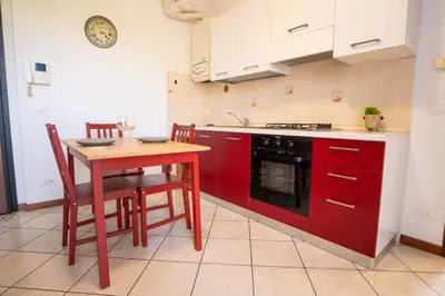 Cucina o angolo cottura di Soggiorno in Valle
