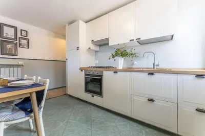 Cucina o angolo cottura di Emma House, Moneglia, Wifi
