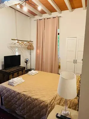 Letto o letti in una camera di Maison di Sarah