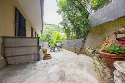 Planimetria di CasaViva - Charming Bilo with Terrace in Rapallo