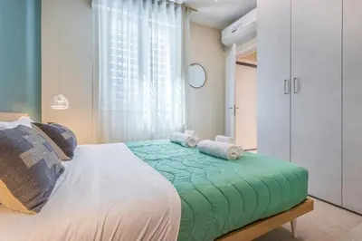 Letto o letti in una camera di Modena Green Escape - In the Heart of MotorValley