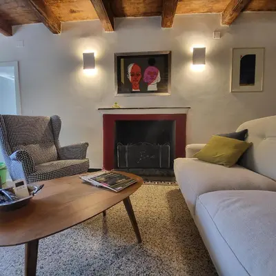 Area soggiorno di La Posta Apartment