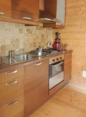 Cucina o angolo cottura di Chalet Bosco Magico Roccolo