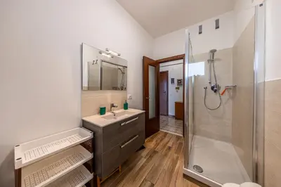 Bagno di CASA FRANCESCA Luminoso, Wifi e Parcheggio