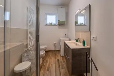 Bagno di CASA FRANCESCA Luminoso, Wifi e Parcheggio