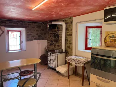 Cucina o angolo cottura di Agriturismo antico mulino sul Dolo