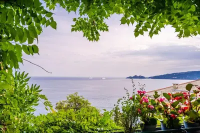 Paesaggio naturale nelle vicinanze della villa
