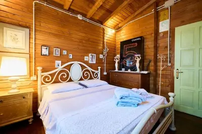 Letto o letti in una camera di Art of living Villa Ciliegio