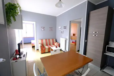 Area soggiorno di Levante Apartment by PortofinoVacanze