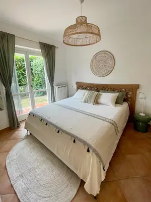 Letto o letti in una camera di Le Lantane House