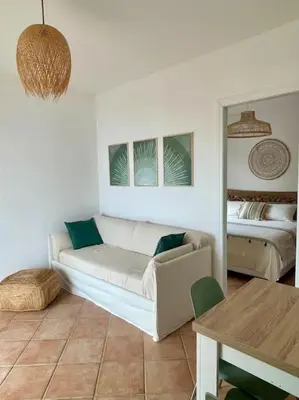 Letto o letti in una camera di Le Lantane House