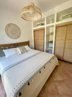 Letto o letti in una camera di Le Lantane House