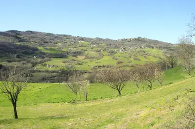 Paesaggio naturale nelle vicinanze dell'appartamento