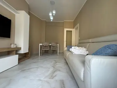 Area soggiorno di EnCri Apartment, Rapallo