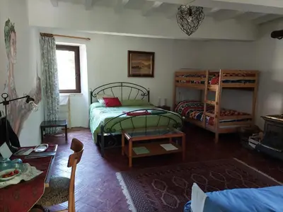 Letto o letti in una camera di Oobeh Country House
