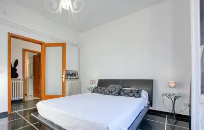 Letto o letti in una camera di Lovely Apartment In Sestri Levante