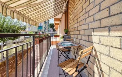 Balcone o terrazza di 1 Bedroom Lovely Apartment In Lavagna