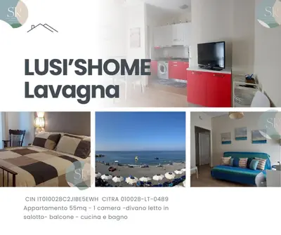 TV o dispositivi per l'intrattenimento presso Lusi's home al mare Lavagna