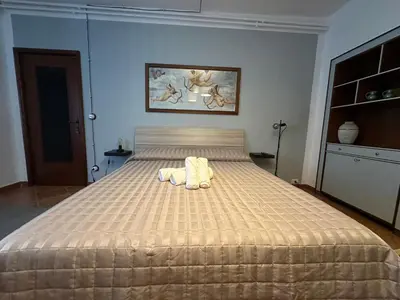 Letto o letti in una camera di B&B Ronco Oste