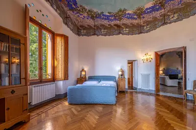 Letto o letti in una camera di Villa Flora Apt 2 by PortofinoHomes