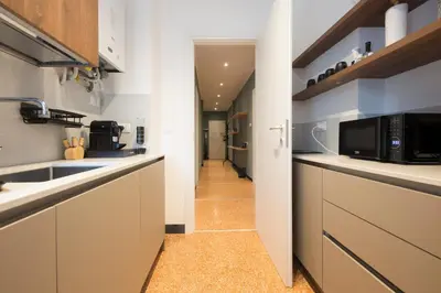 Cucina o angolo cottura di CasaViva - Comfy Trilo with Terrace in Rapallo