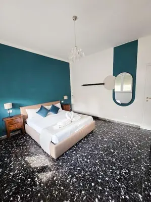 Letto o letti in una camera di Elisabeth Apartment