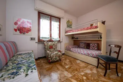 Letto o letti in una camera di 232b - A casa di Rita, centro città, 150metri dalla spiaggia e dal mare