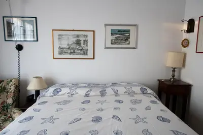 Letto o letti in una camera di 232b - A casa di Rita, centro città, 150metri dalla spiaggia e dal mare