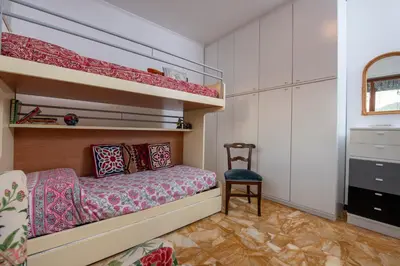 Letto o letti in una camera di 232b - A casa di Rita, centro città, 150metri dalla spiaggia e dal mare