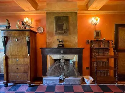 Biblioteca nell'appartamento