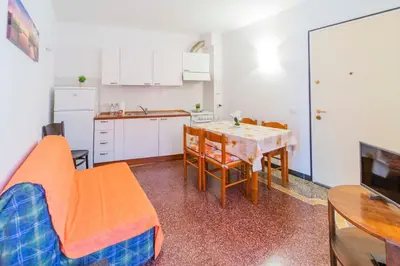 Cucina o angolo cottura di 139b - Casa Santa Vittoria, 10 minuti dal mare e spiaggia di Sestri Levante
