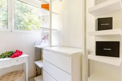 Cucina o angolo cottura di LUX - Elegant sea view apartment Portofino Coast