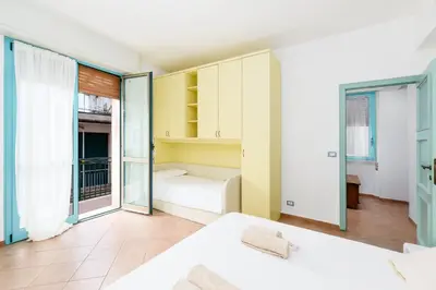 Letto o letti in una camera di 'Casa di Vivi' 300m from the beach Free Wifi Netflix