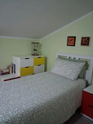 Letto o letti in una camera di Mansarda Montecavolo