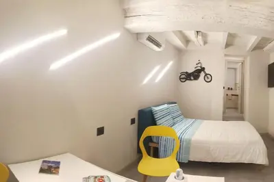 Letto o letti in una camera di A due passi dal castello