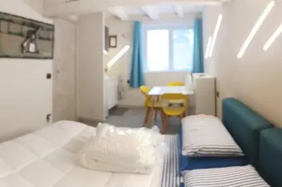 Letto o letti in una camera di A due passi dal castello