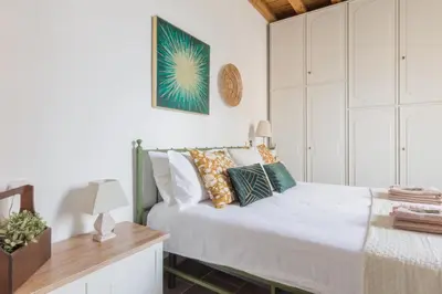 Letto o letti in una camera di Crema, Appartamento indipendente, 5 minuti dal centro città