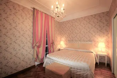 Letto o letti in una camera di Albergo Tre Pozzi