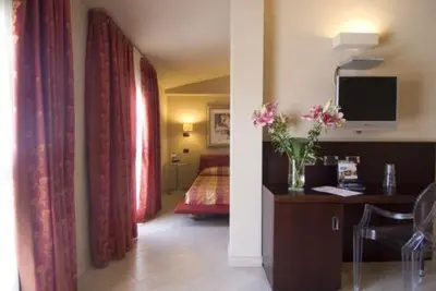 TV o dispositivi per l'intrattenimento presso Hotel Touring